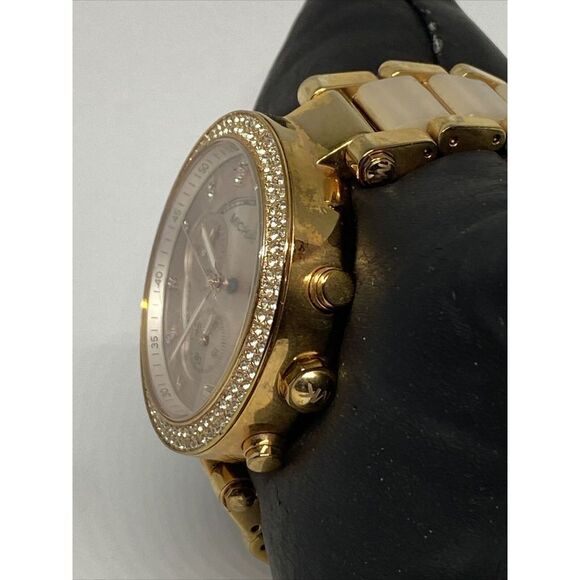 Michael Kors Parker MK-5896 Women Stainless Steel Analog Dial Quartz Watch VK428 - Picture 4 of 12